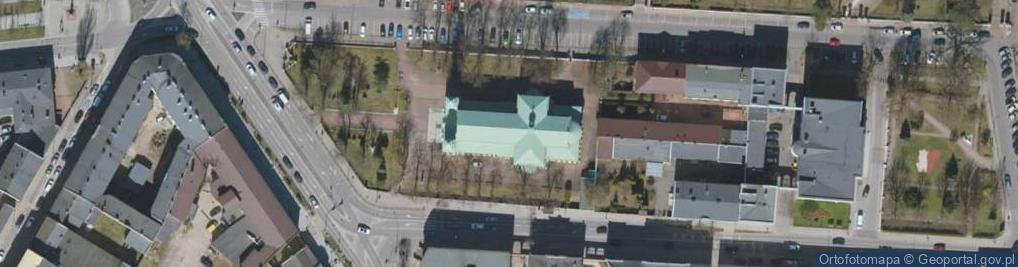 Zdjęcie satelitarne Polskiej Organizacji Wojskowej ul.