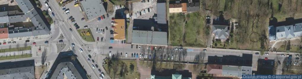 Zdjęcie satelitarne Polskiej Organizacji Wojskowej ul.