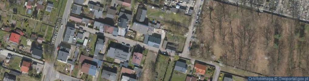 Zdjęcie satelitarne Poprzeczna ul.