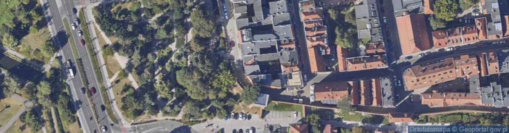 Zdjęcie satelitarne Pod Krzywą Wieżą ul.