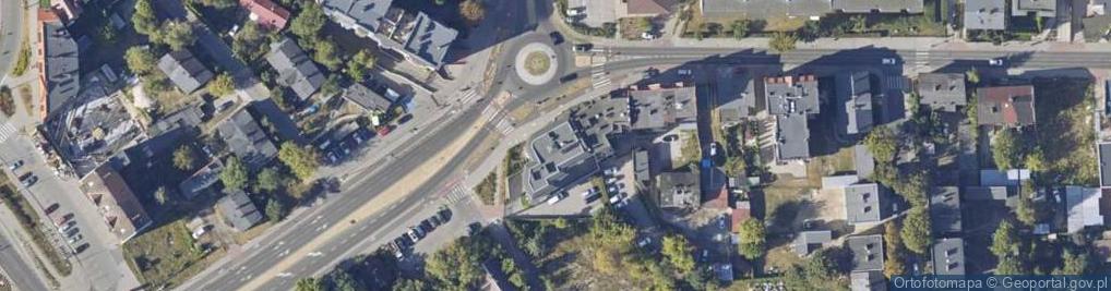 Zdjęcie satelitarne Podgórna ul.