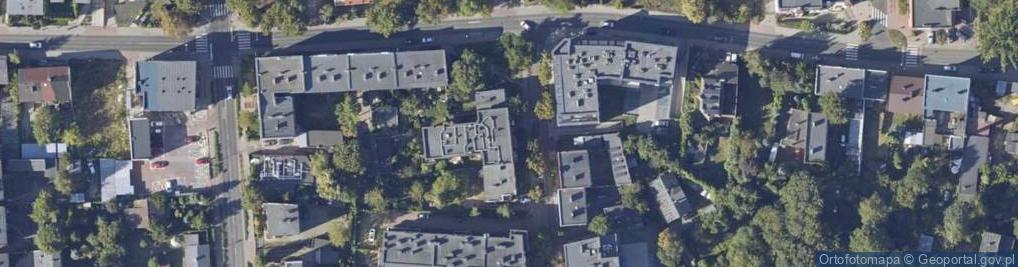 Zdjęcie satelitarne Polskiego Czerwonego Krzyża ul.