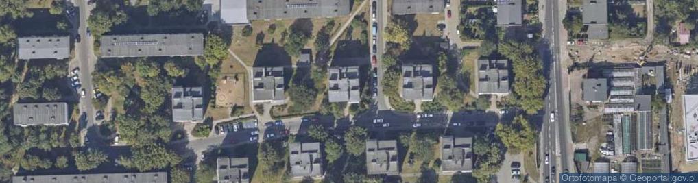 Zdjęcie satelitarne Popiela ul.