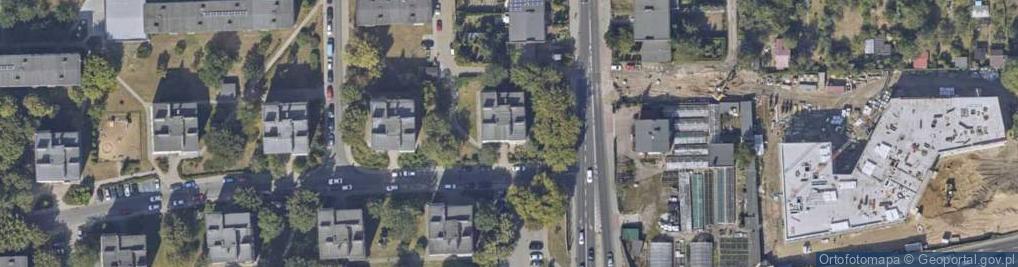 Zdjęcie satelitarne Popiela ul.