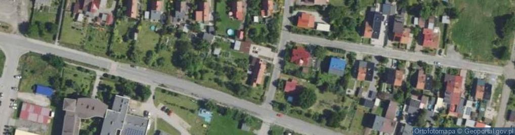 Zdjęcie satelitarne Poprzeczna ul.