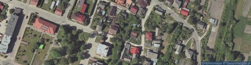 Zdjęcie satelitarne Poprzeczna ul.