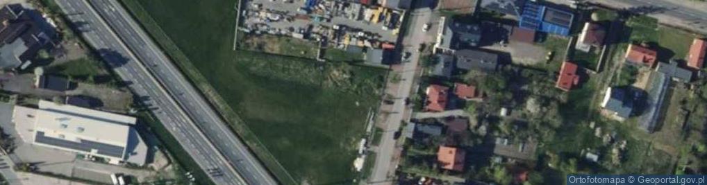 Zdjęcie satelitarne Poprzeczna ul.