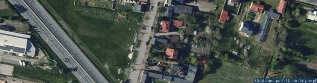 Zdjęcie satelitarne Poprzeczna ul.