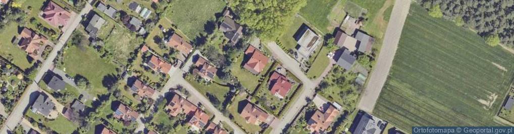 Zdjęcie satelitarne Pod Lasem ul.