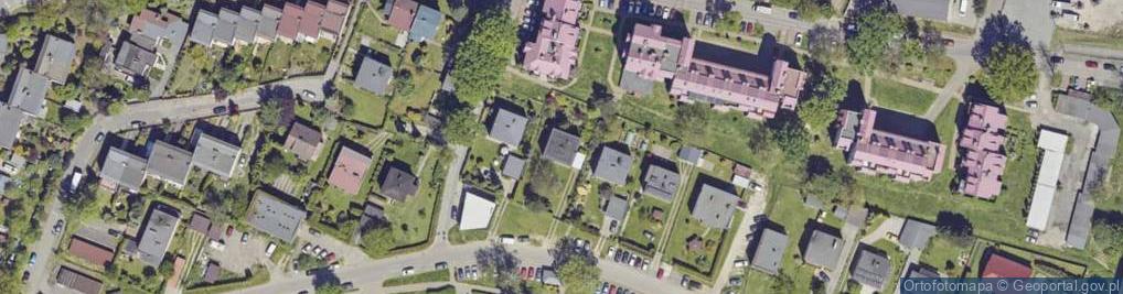 Zdjęcie satelitarne Poziomkowa ul.