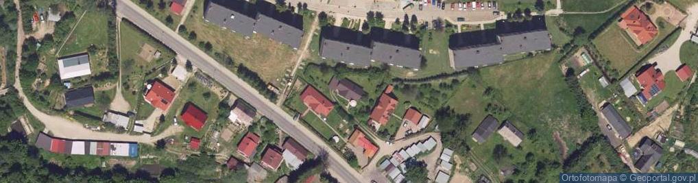 Zdjęcie satelitarne Polskiego Czerwonego Krzyża ul.