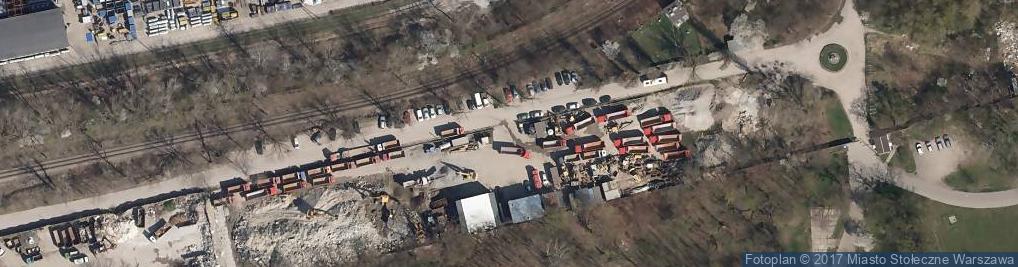 Zdjęcie satelitarne Potrzebna ul.