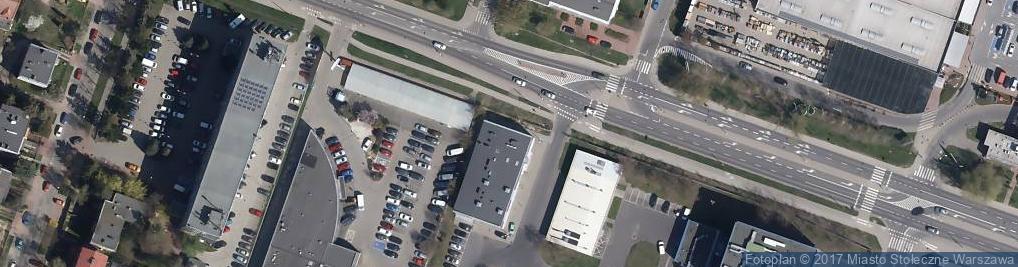 Zdjęcie satelitarne Popularna ul.