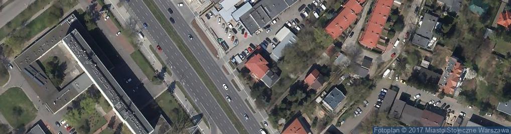 Zdjęcie satelitarne Powsińska ul.