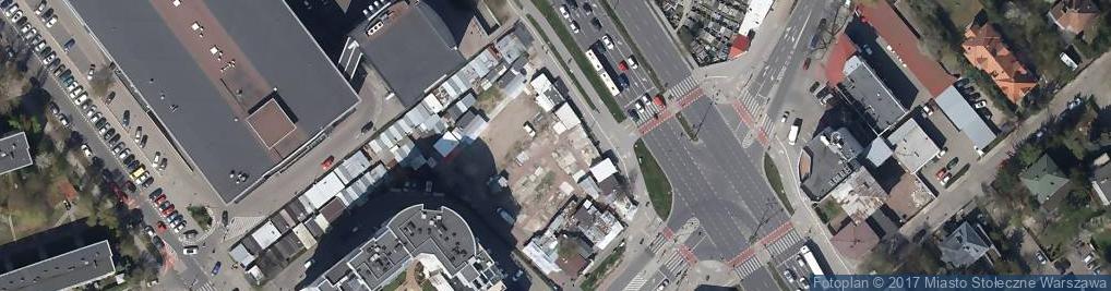 Zdjęcie satelitarne Powsińska ul.
