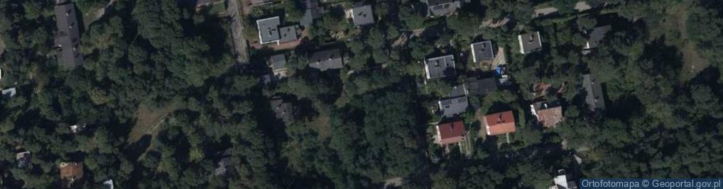 Zdjęcie satelitarne Początkowa ul.