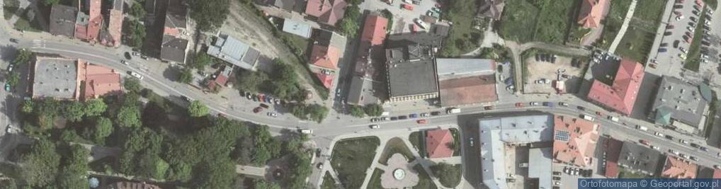 Zdjęcie satelitarne Powstania Warszawskiego ul.