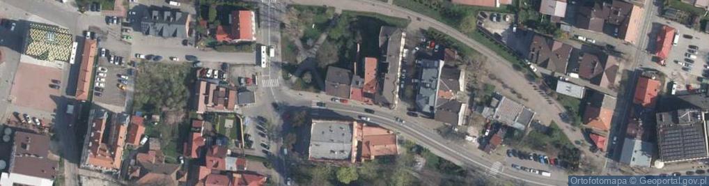 Zdjęcie satelitarne Powstania Warszawskiego ul.
