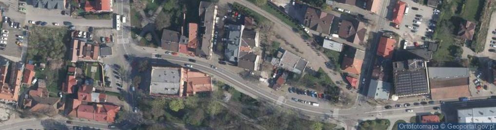 Zdjęcie satelitarne Powstania Warszawskiego ul.