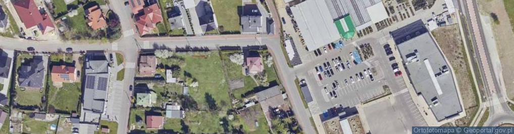 Zdjęcie satelitarne Poprzeczna ul.