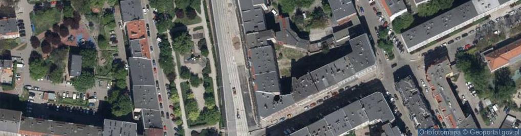 Zdjęcie satelitarne Pomorska ul.