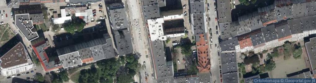 Zdjęcie satelitarne Pomorska ul.