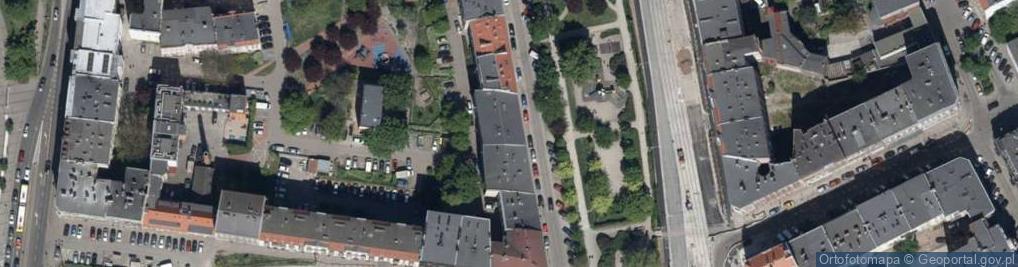 Zdjęcie satelitarne Pomorska ul.