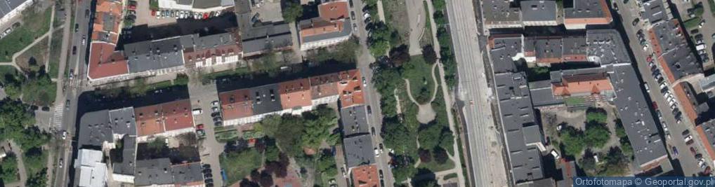 Zdjęcie satelitarne Pomorska ul.
