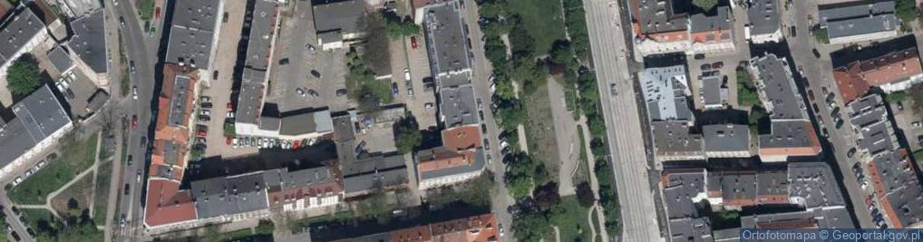Zdjęcie satelitarne Pomorska ul.