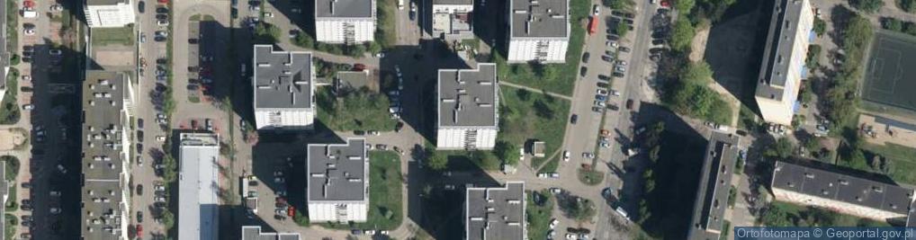 Zdjęcie satelitarne Poleska ul.