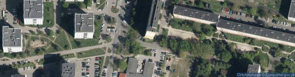 Zdjęcie satelitarne Poleska ul.