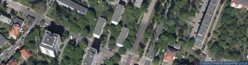 Zdjęcie satelitarne Powstańców Śląskich ul.