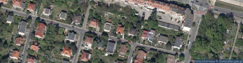 Zdjęcie satelitarne Podróżnicza ul.