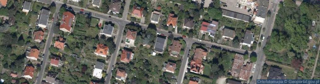 Zdjęcie satelitarne Podróżnicza ul.