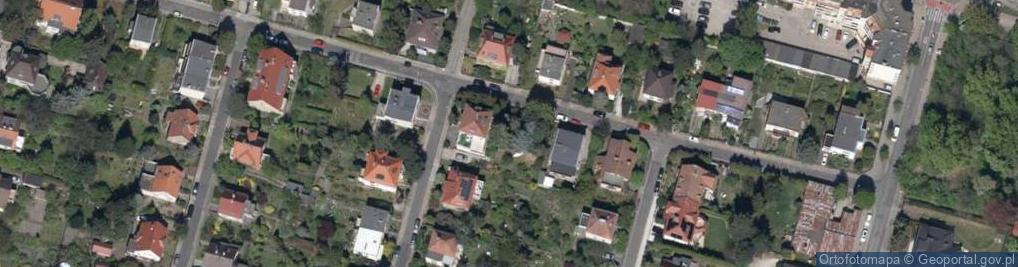 Zdjęcie satelitarne Podróżnicza ul.