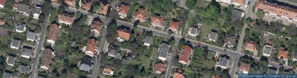 Zdjęcie satelitarne Podróżnicza ul.