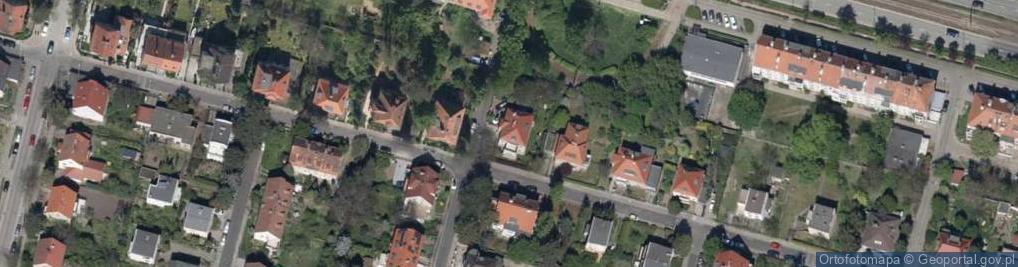 Zdjęcie satelitarne Podróżnicza ul.