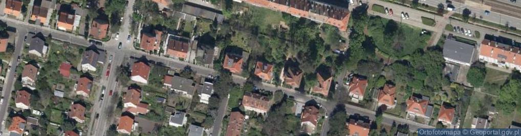 Zdjęcie satelitarne Podróżnicza ul.