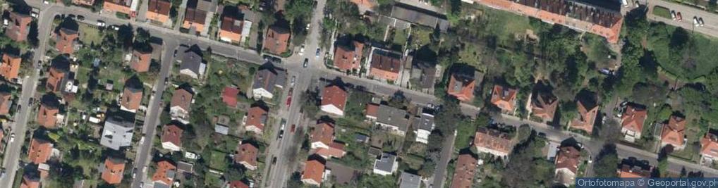 Zdjęcie satelitarne Podróżnicza ul.