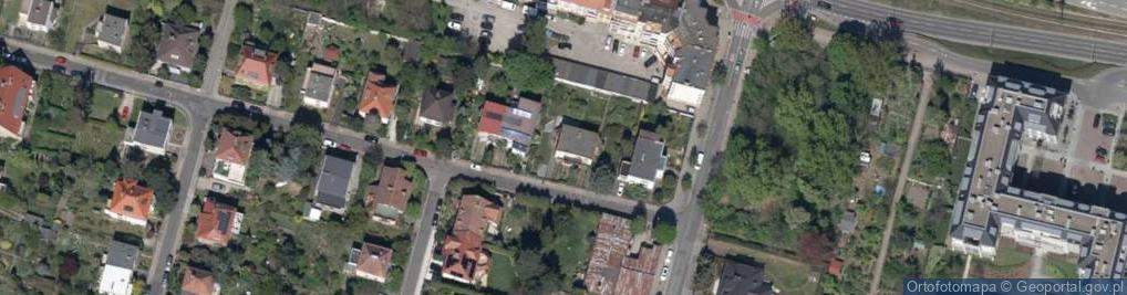 Zdjęcie satelitarne Podróżnicza ul.