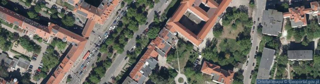 Zdjęcie satelitarne Powstańców Śląskich ul.