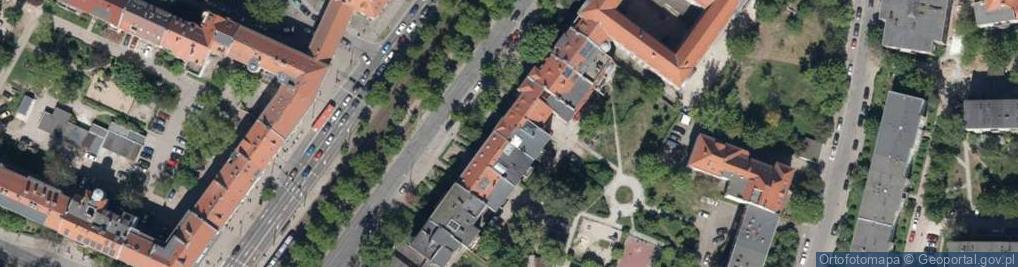 Zdjęcie satelitarne Powstańców Śląskich ul.