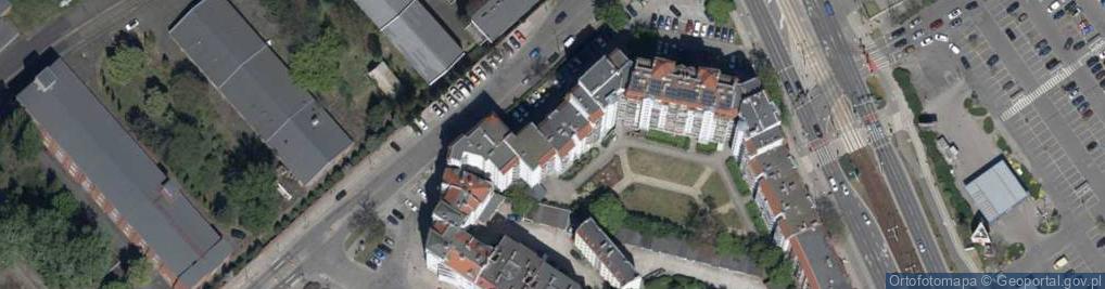 Zdjęcie satelitarne Poznańska ul.