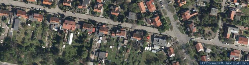 Zdjęcie satelitarne Porębska ul.