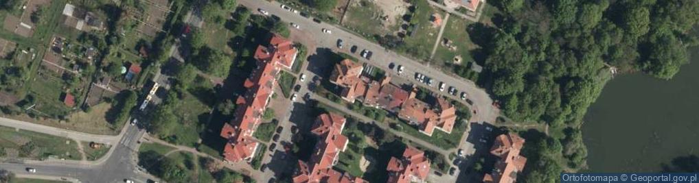 Zdjęcie satelitarne Polonii Wrocławskiej ul.