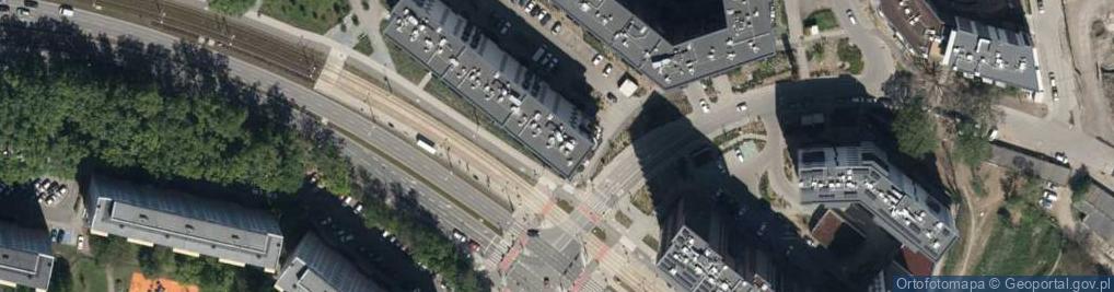 Zdjęcie satelitarne Popowicka ul.