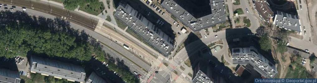 Zdjęcie satelitarne Popowicka ul.