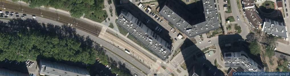 Zdjęcie satelitarne Popowicka ul.