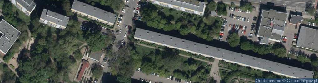 Zdjęcie satelitarne Popowicka ul.
