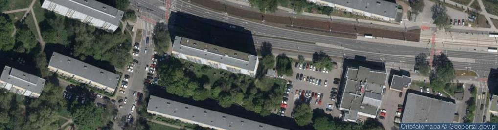 Zdjęcie satelitarne Popowicka ul.